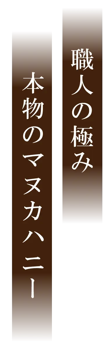 職人の極み 本物のマヌカハニー